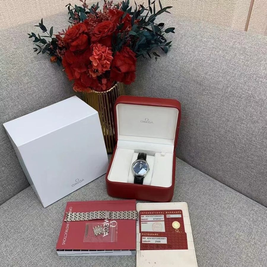 歐米茄/Omega 碟飛系列 424.10.37.20.03.001 自動機芯 精鋼 36.8mm 原廠鋼帶-8