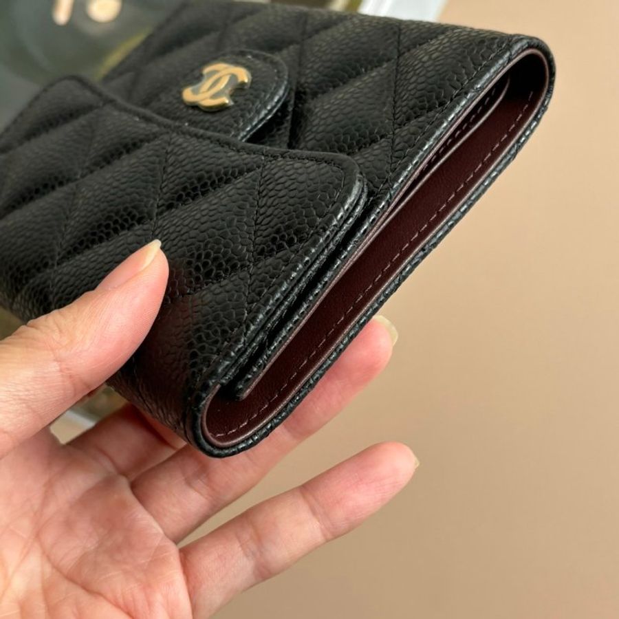 ::CHANEL:: AP0231金釦三摺短夾-5