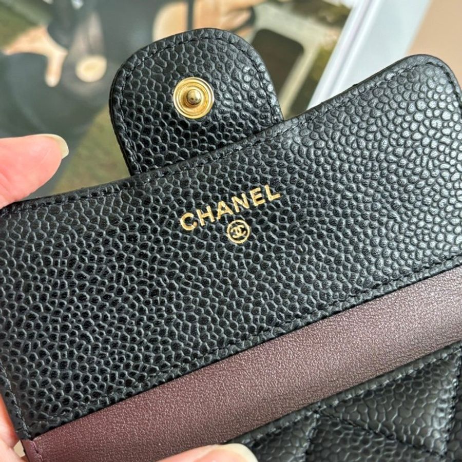 ::CHANEL:: AP0231金釦三摺短夾-6