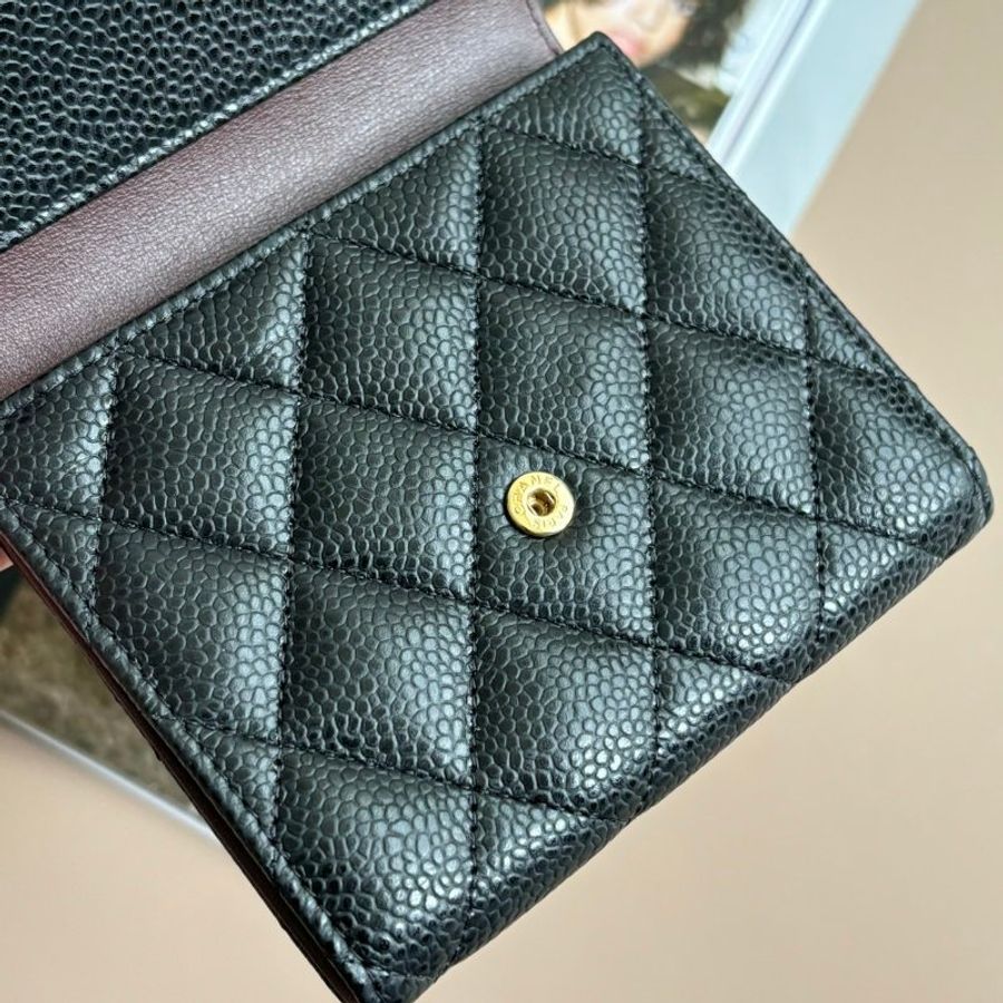 ::CHANEL:: AP0231金釦三摺短夾-7