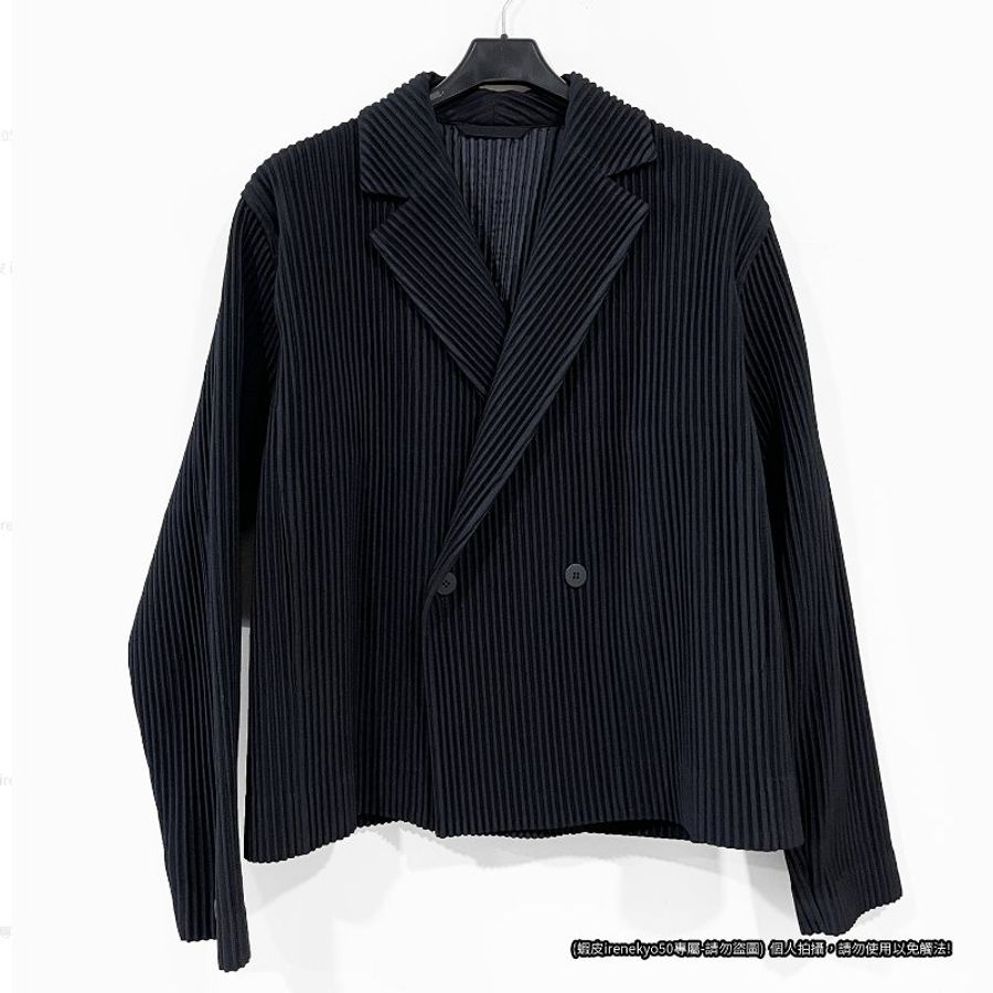 TOP 2500 三訂版 谷本文男著 特價) HOMME PLISSE 黑色長袖外套3號ISSEY MIYAKE 三宅一生｜PopChill