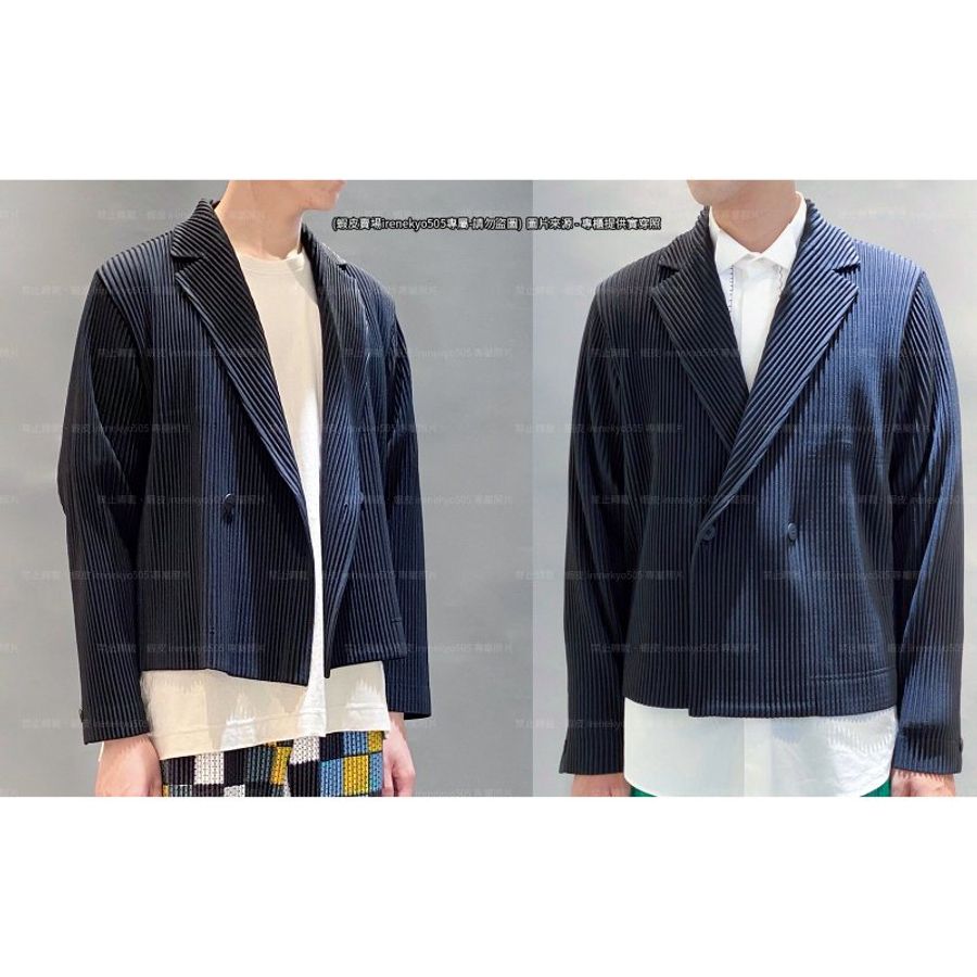 (特價) HOMME PLISSE 黑色長袖外套 3號 ISSEY MIYAKE 三宅一生-2