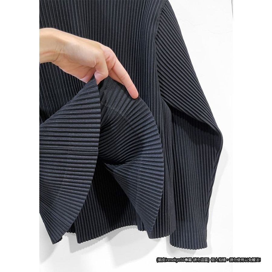(特價) HOMME PLISSE 黑色長袖外套 3號 ISSEY MIYAKE 三宅一生-11