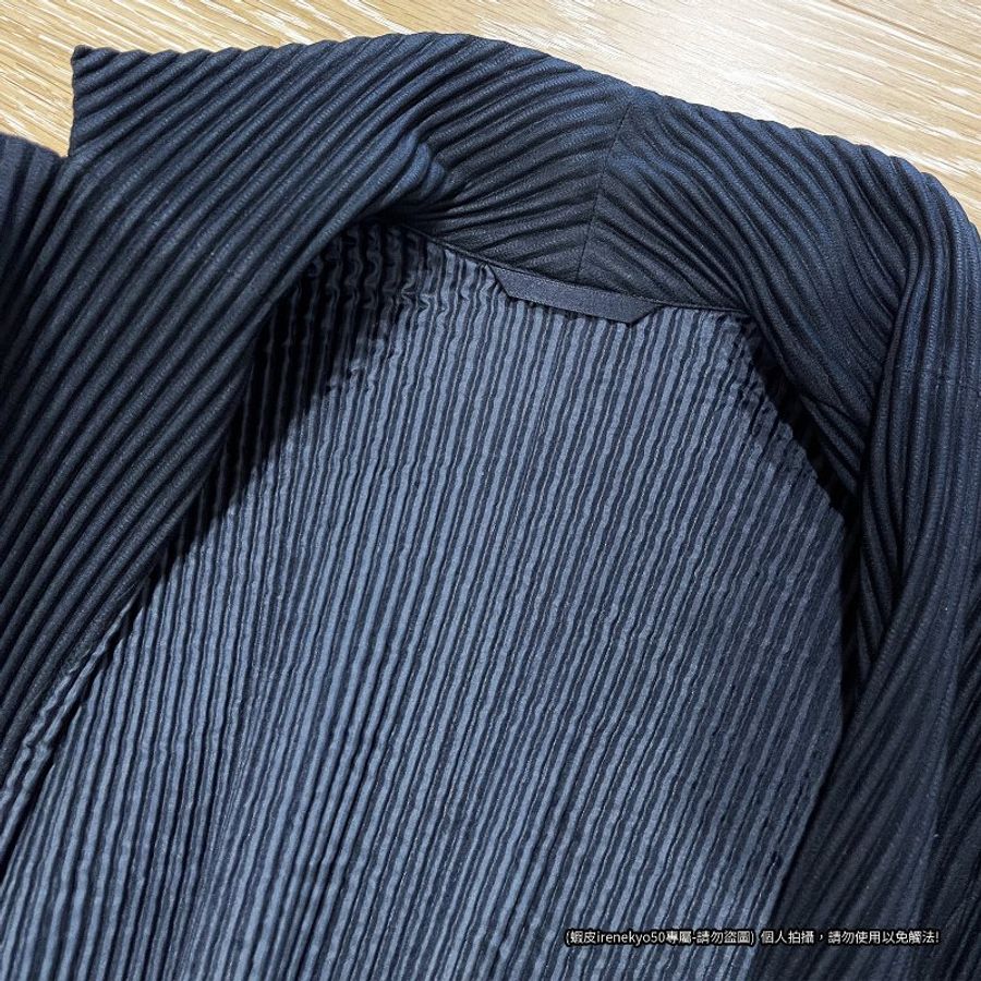 (特價) HOMME PLISSE 黑色長袖外套 3號 ISSEY MIYAKE 三宅一生-15