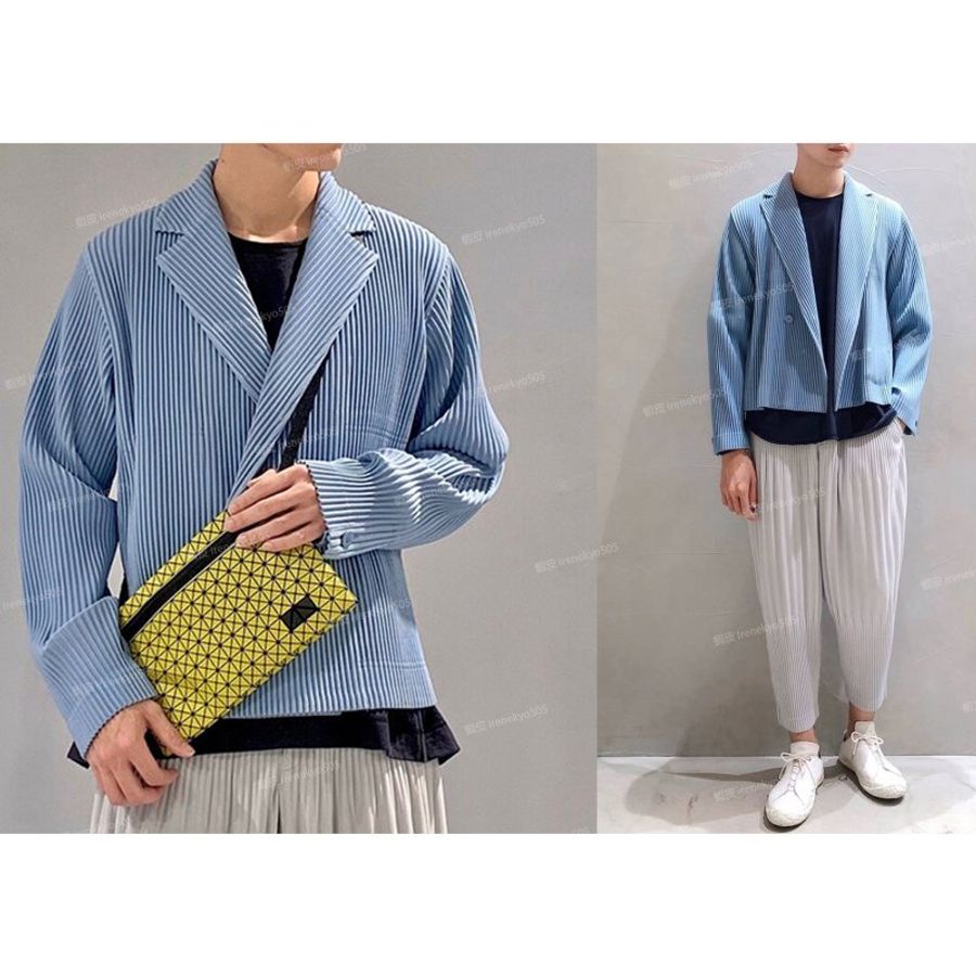 特價) HOMME PLISSE 黑色長袖外套3號ISSEY MIYAKE 三宅一生｜PopChill