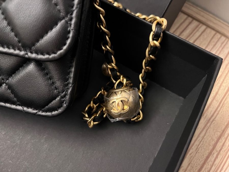 全新 香奈兒 Chanel 金球手機包-3