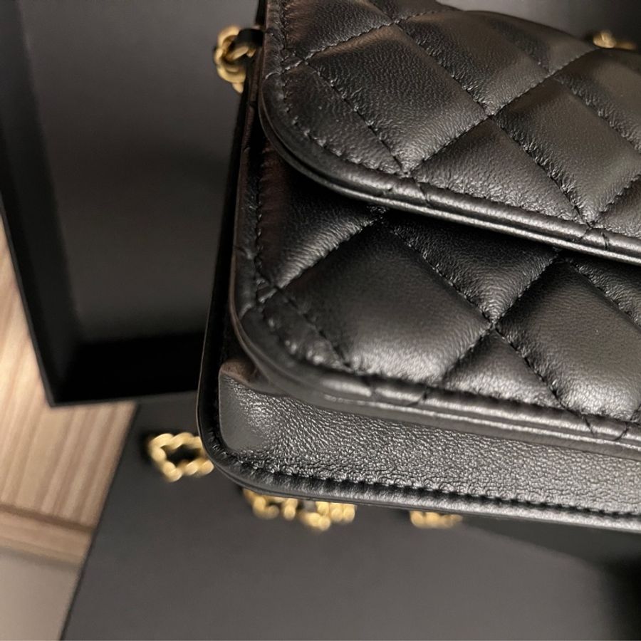 全新 香奈兒 Chanel 金球手機包-10
