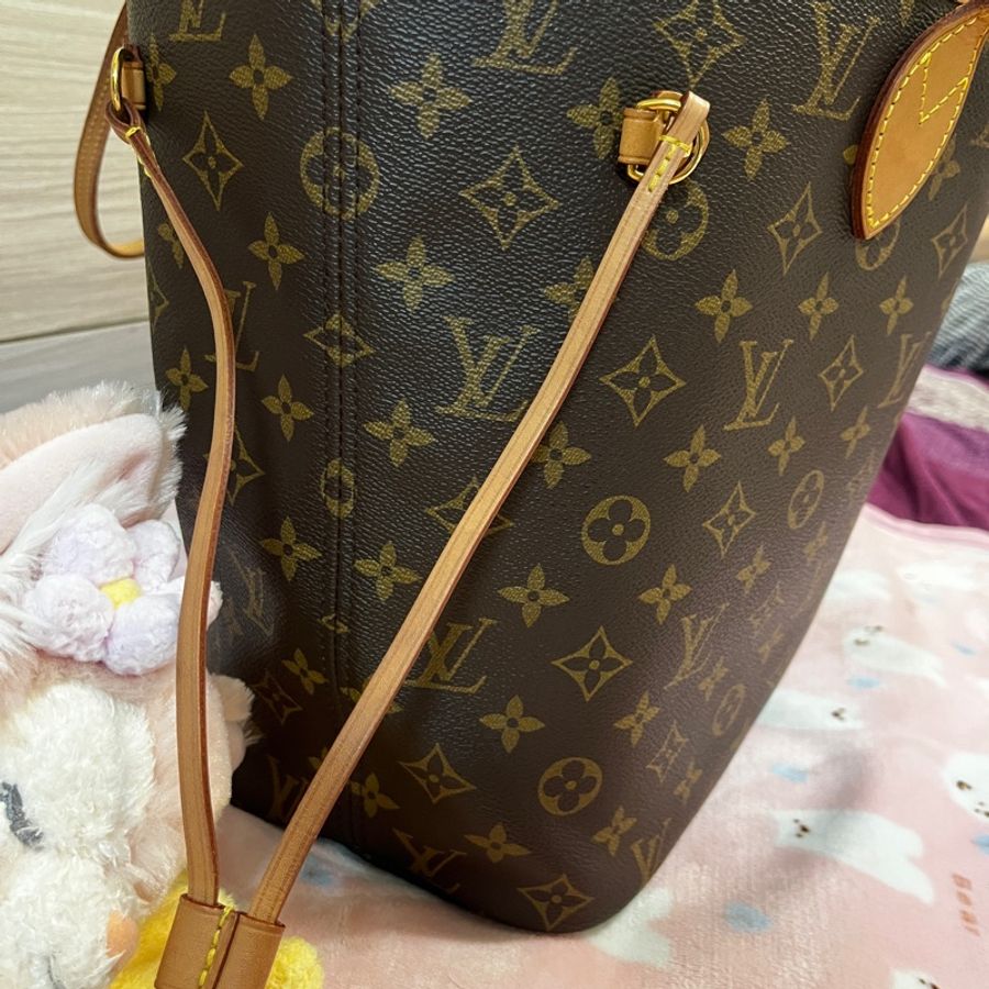 LV 中款 托特包 二手~(附購証發票)-20