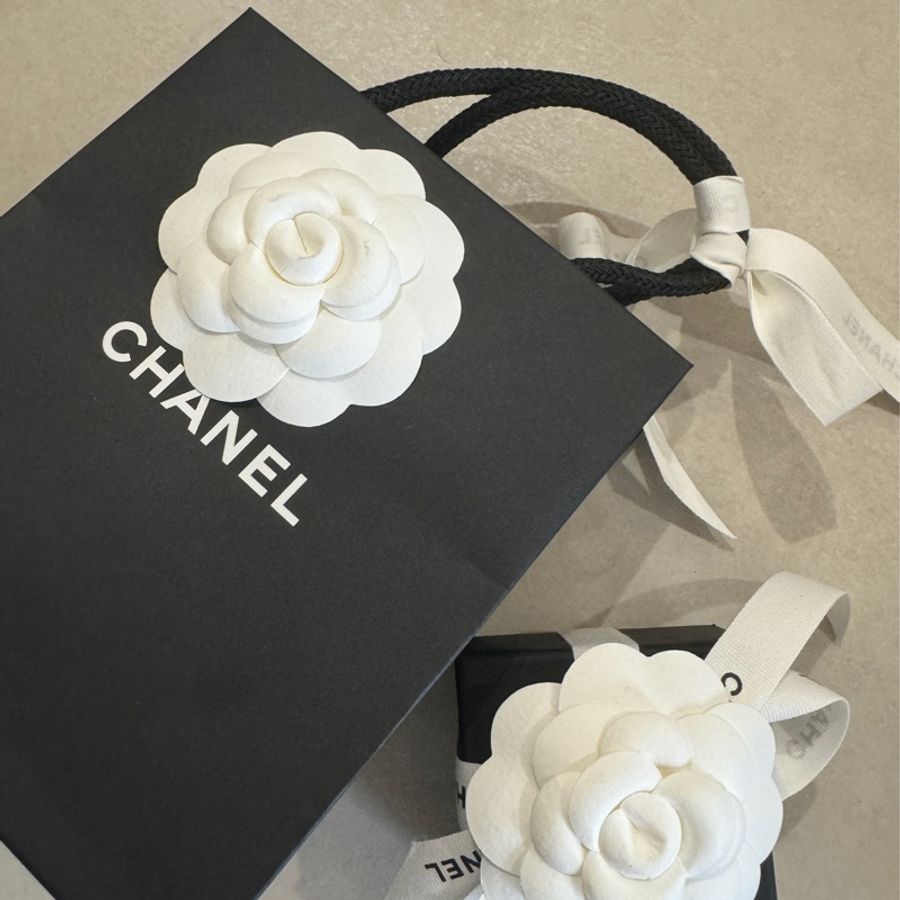 chanel 4C鏤空耳環 全新-3