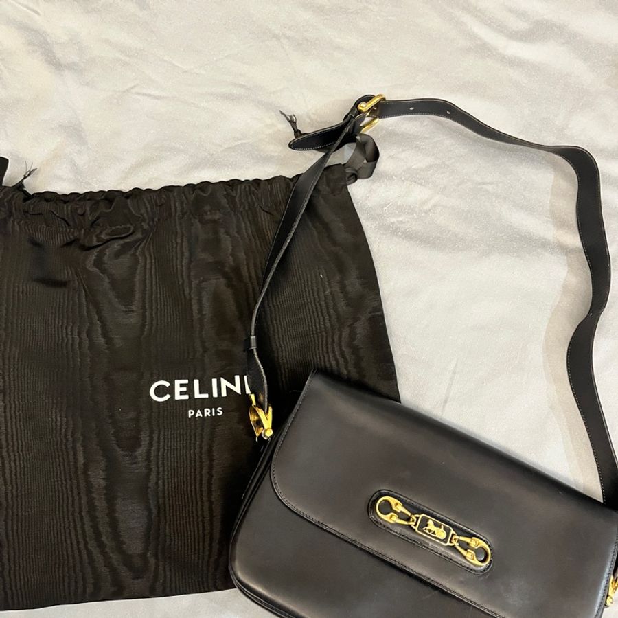 Celine 金色馬車中古包 百搭不退流行款-0
