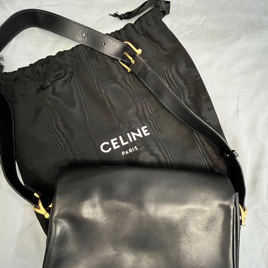 Celine 金色馬車中古包 百搭不退流行款-4