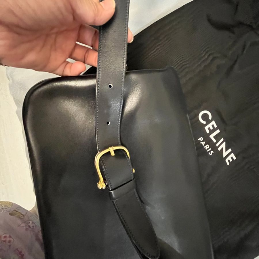 Celine 金色馬車中古包 百搭不退流行款-6