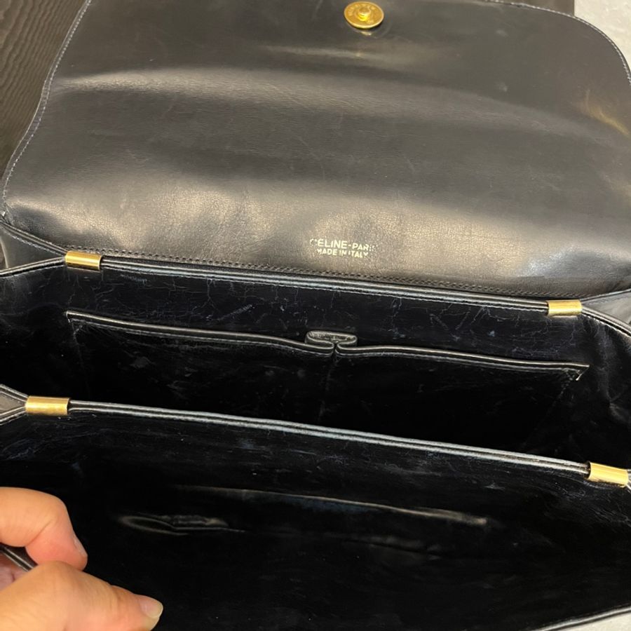 Celine 金色馬車中古包 百搭不退流行款-9