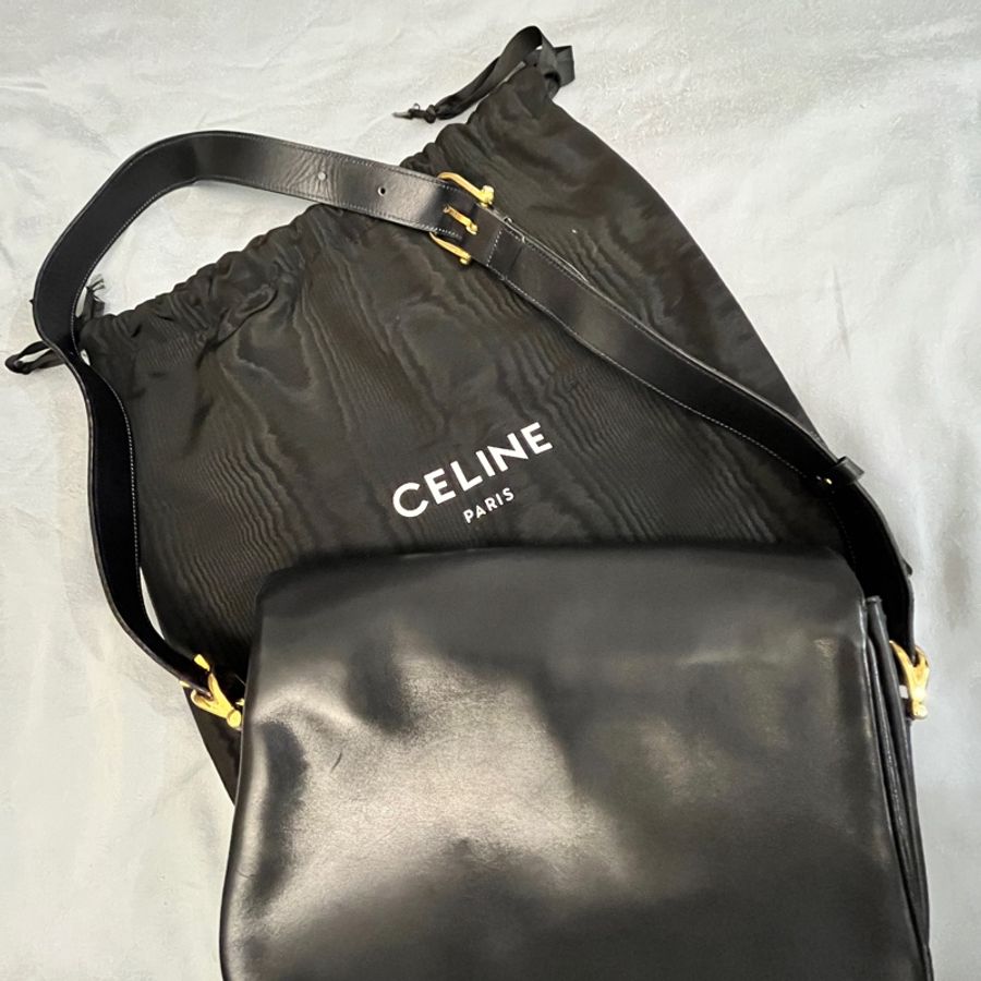 Celine 金色馬車中古包 百搭不退流行款-12