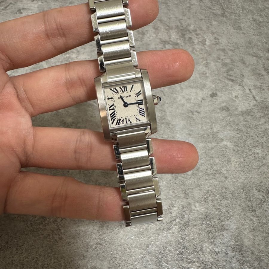 二手Cartier Tank Française腕錶-0