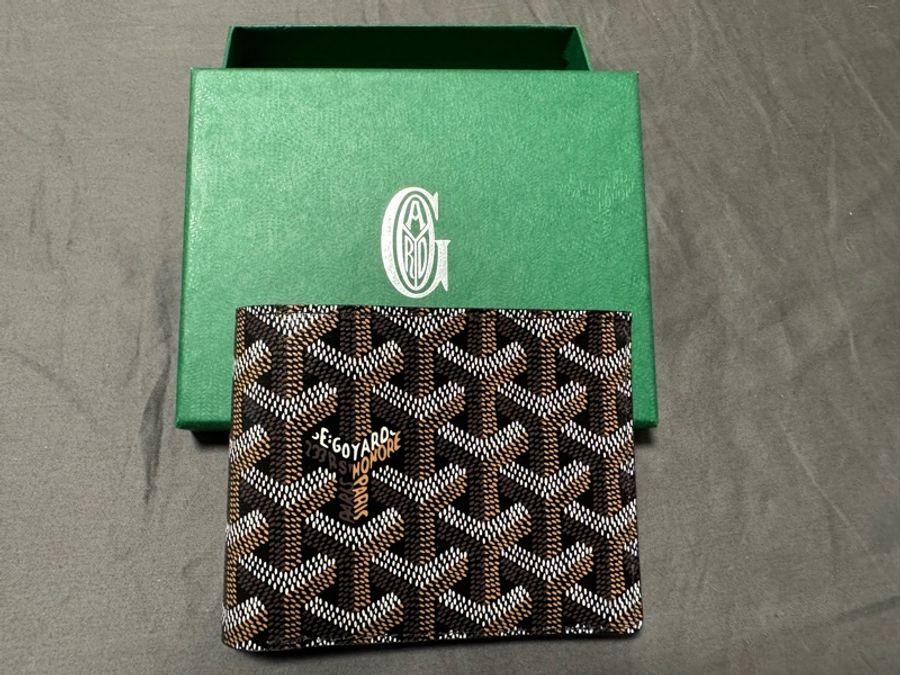 GOYARD VICTOIRE WALLET Man Black 黑 男皮夾-5