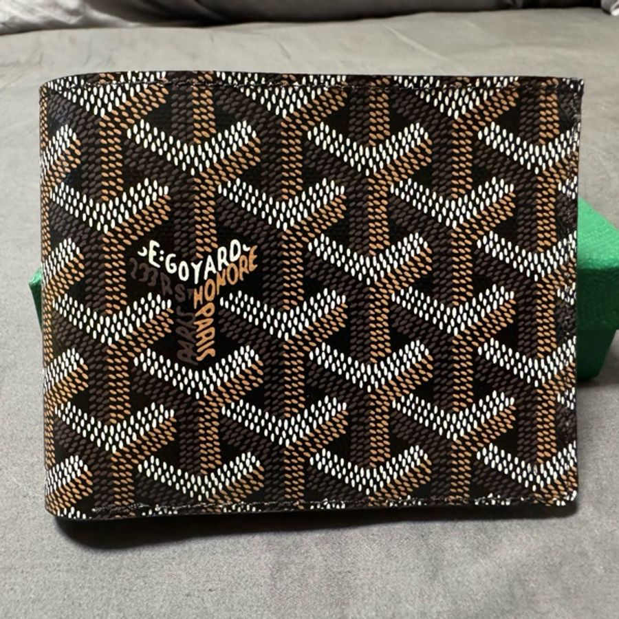 GOYARD VICTOIRE WALLET Man Black 黑 男皮夾-6
