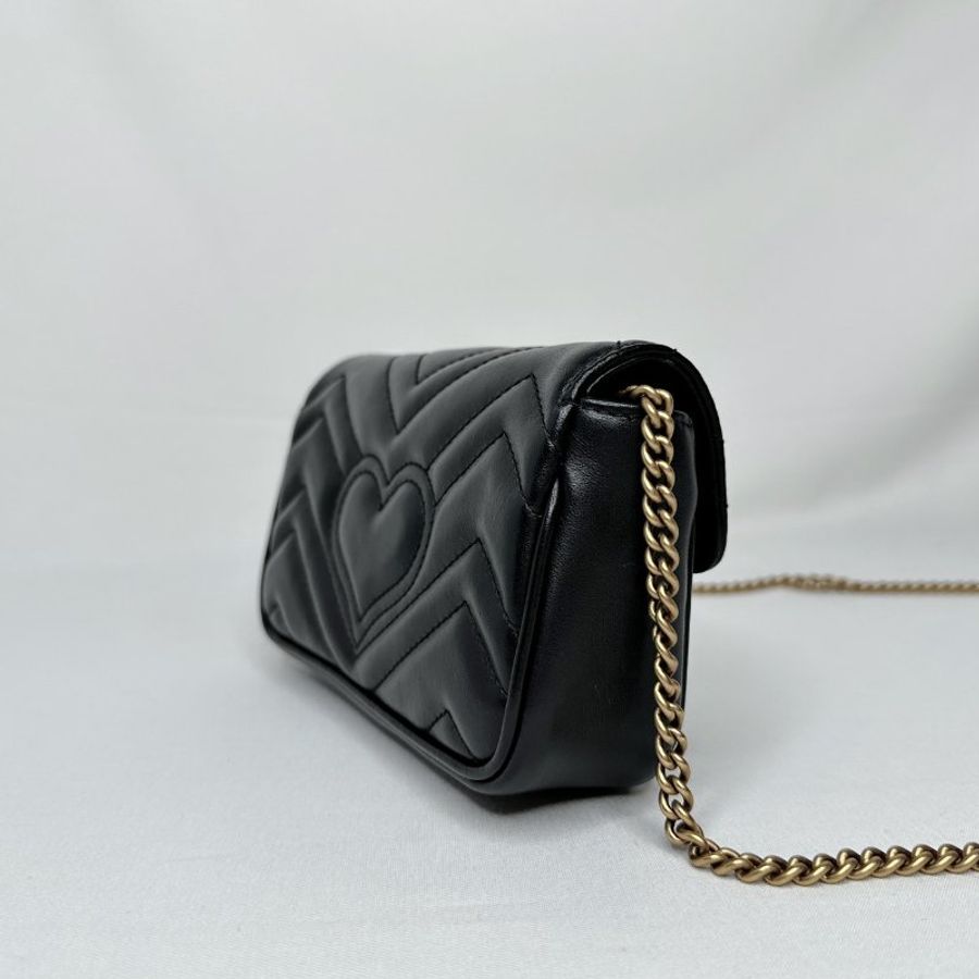 GUCCI Marmont mini翻蓋鏈包-4