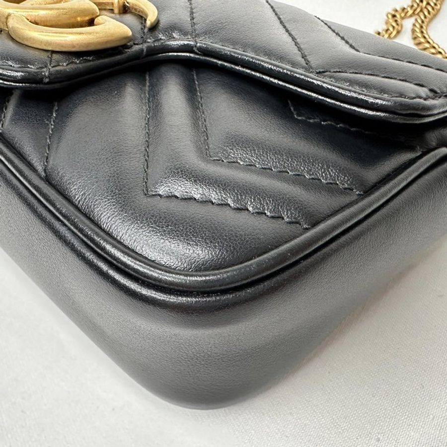 GUCCI Marmont mini翻蓋鏈包-10
