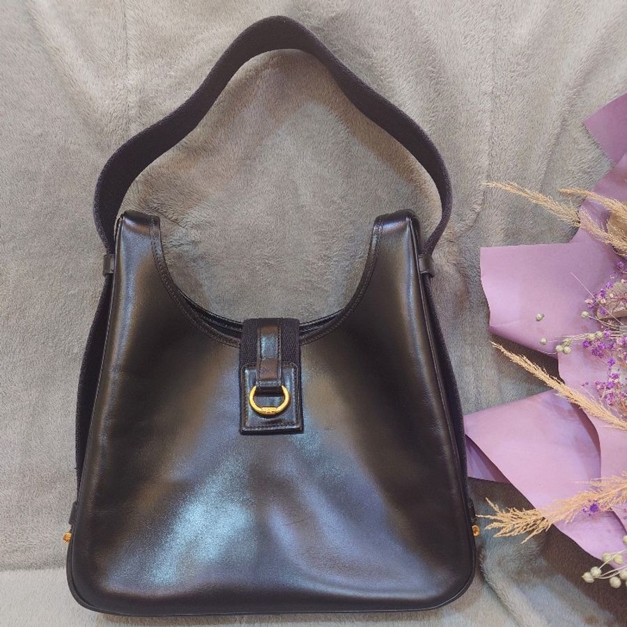 (客訂)💕「中古」Hermes 愛馬仕 絕版 Tsako Hobo包肩背/斜背/手提包-0