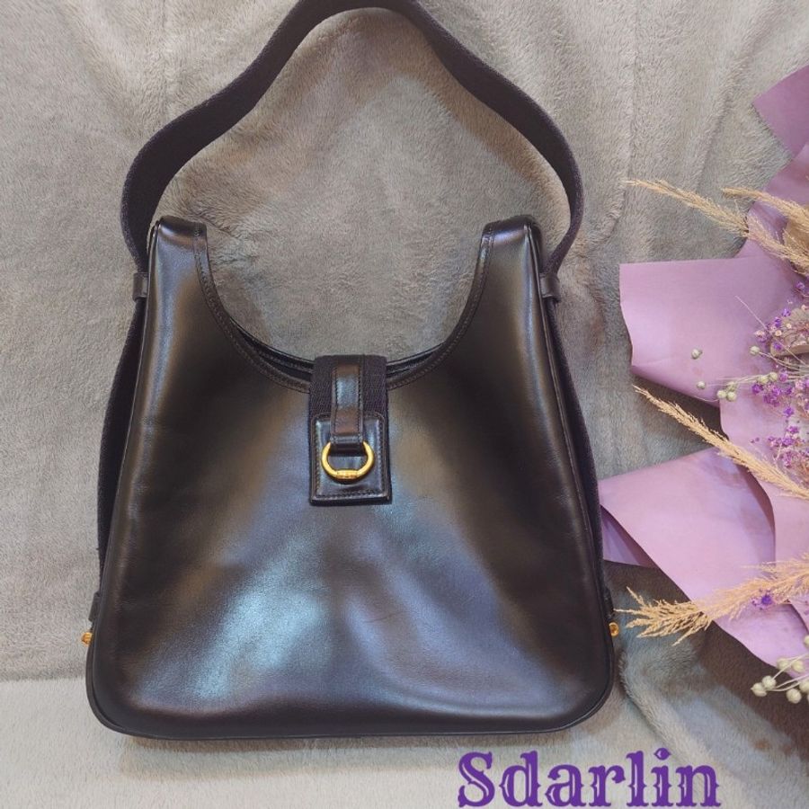 (客訂)💕「中古」Hermes 愛馬仕 絕版 Tsako Hobo包肩背/斜背/手提包-5