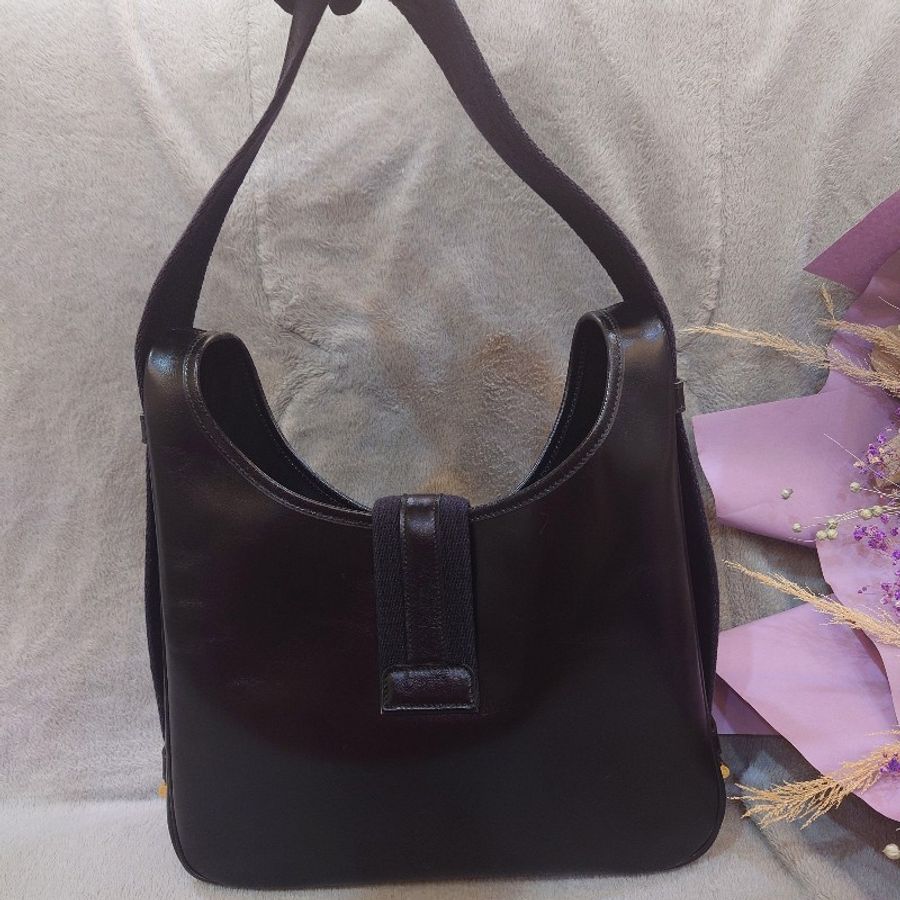 (客訂)💕「中古」Hermes 愛馬仕 絕版 Tsako Hobo包肩背/斜背/手提包-6