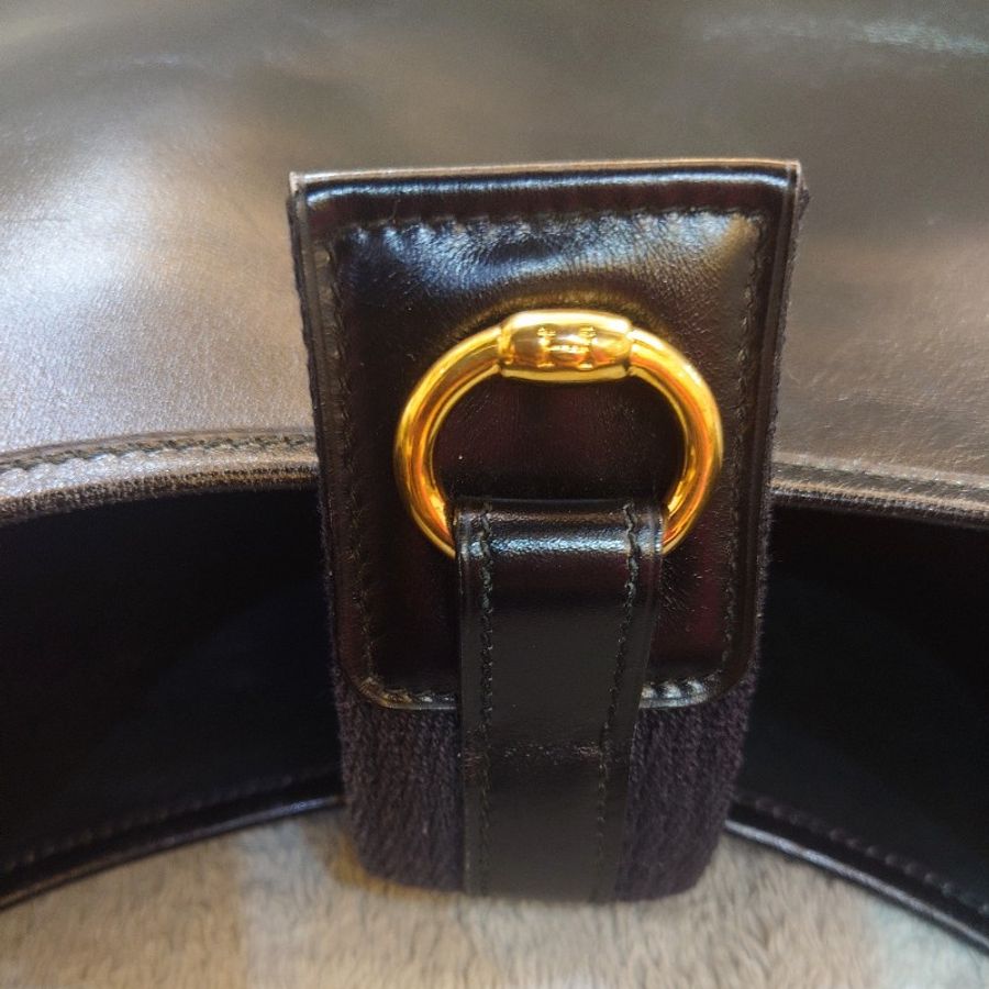 (客訂)💕「中古」Hermes 愛馬仕 絕版 Tsako Hobo包肩背/斜背/手提包-10