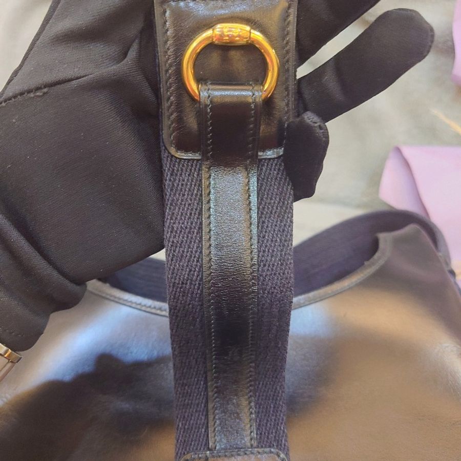 (客訂)💕「中古」Hermes 愛馬仕 絕版 Tsako Hobo包肩背/斜背/手提包-11
