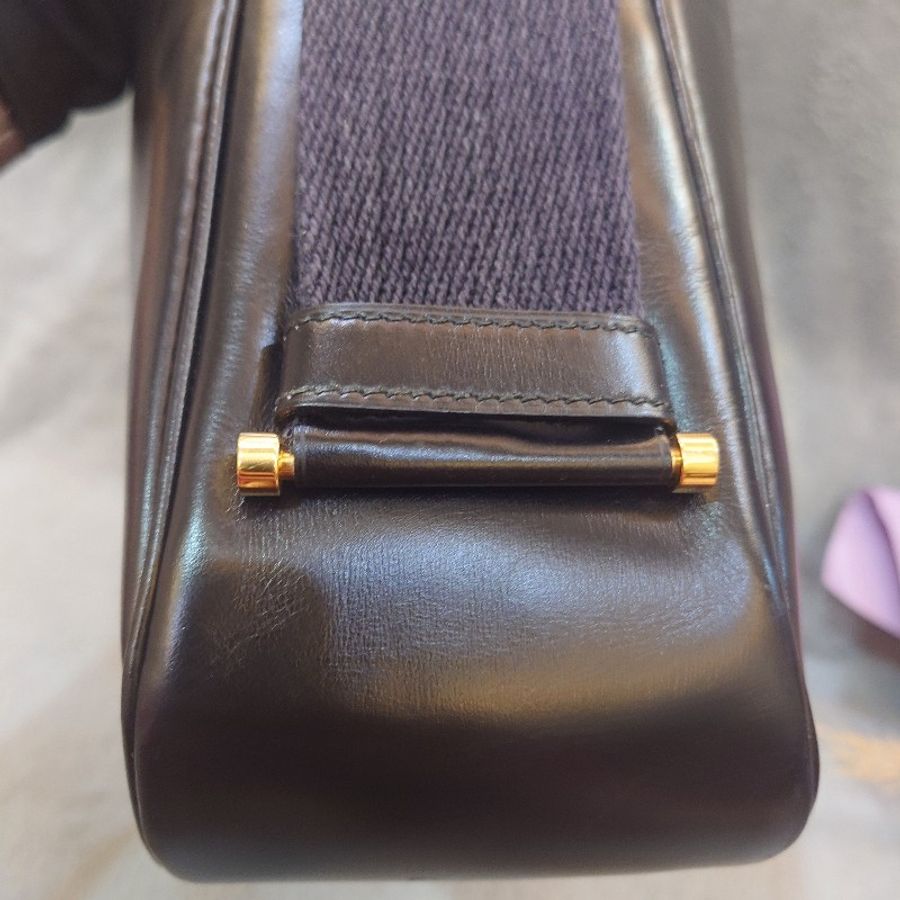 (客訂)💕「中古」Hermes 愛馬仕 絕版 Tsako Hobo包肩背/斜背/手提包-12