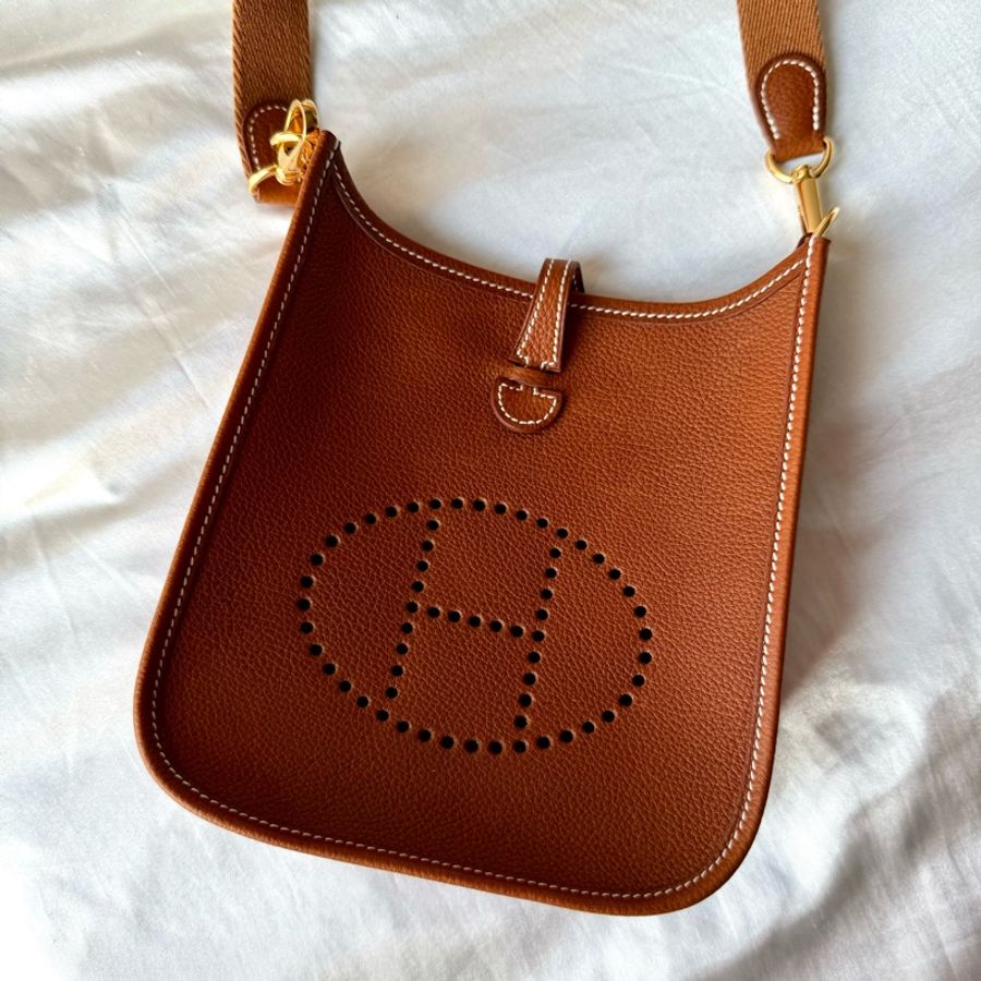 愛馬仕 全新mini Evelyn barenia faubourg-0
