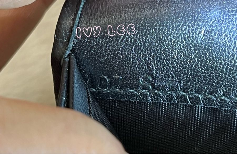 PRADA DIAGRAM長夾 錢包 軟式小牛皮 皮夾1MH132 經典黑 銀釦 翻蓋 二手精品-5