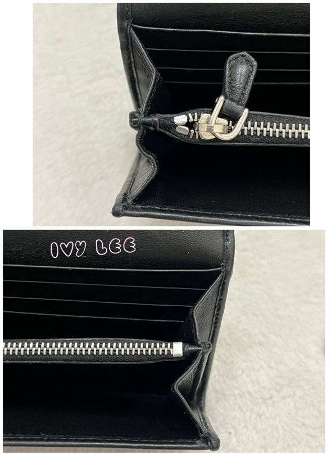 PRADA DIAGRAM長夾 錢包 軟式小牛皮 皮夾1MH132 經典黑 銀釦 翻蓋 二手精品-21