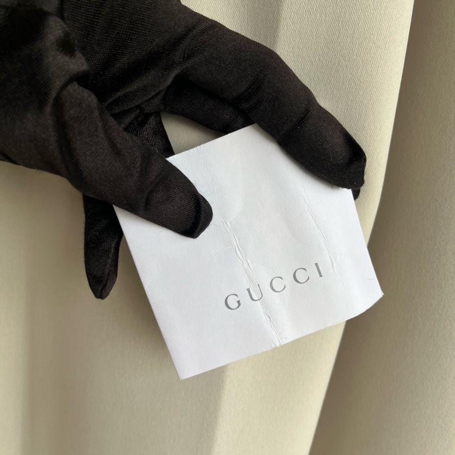 （極新） GUCCI 古馳 竹節手把 黃金色 後背包 小巧可愛😻-20