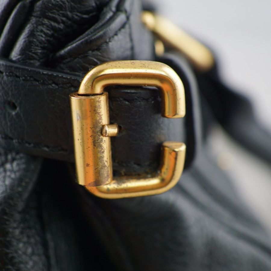 CHLOE Paddington bag 黑色牛皮鎖頭包 手提包 肩背包-26
