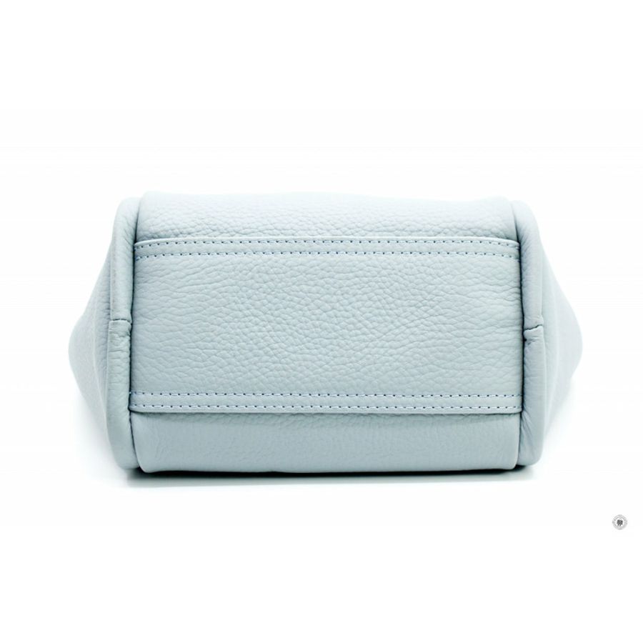 Furla Pebble Leather Pale Blue Small Tote Bag-3