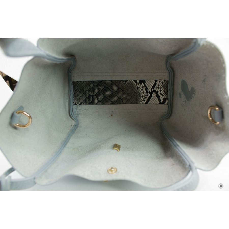 Furla Pebble Leather Pale Blue Small Tote Bag-5