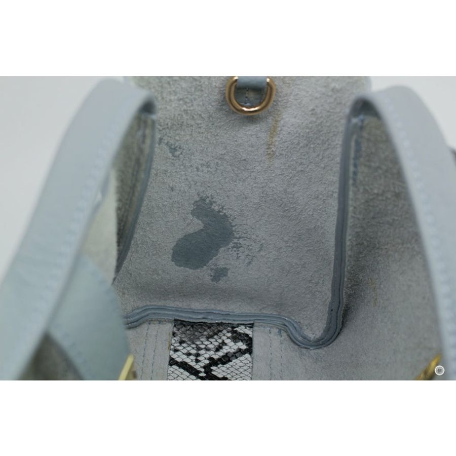 Furla Pebble Leather Pale Blue Small Tote Bag-6