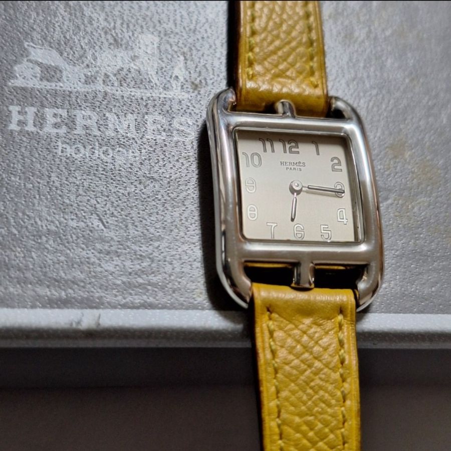 Hermes Cape Cod 22mm 皮革腕錶-2