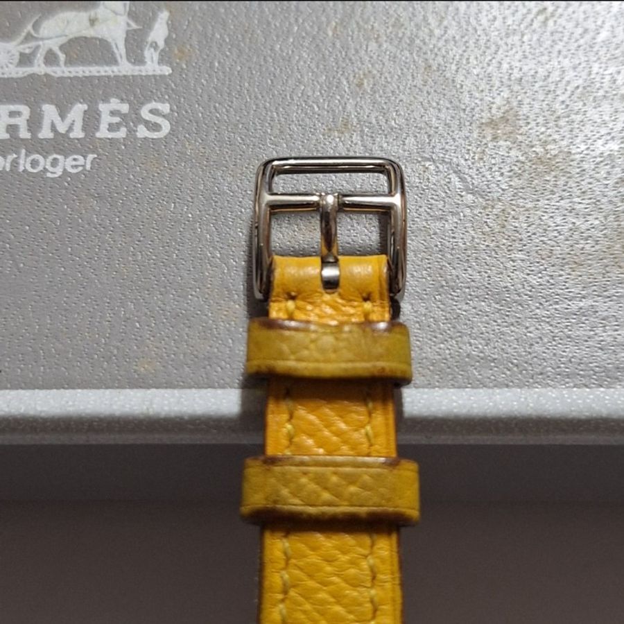Hermes Cape Cod 22mm 皮革腕錶-7