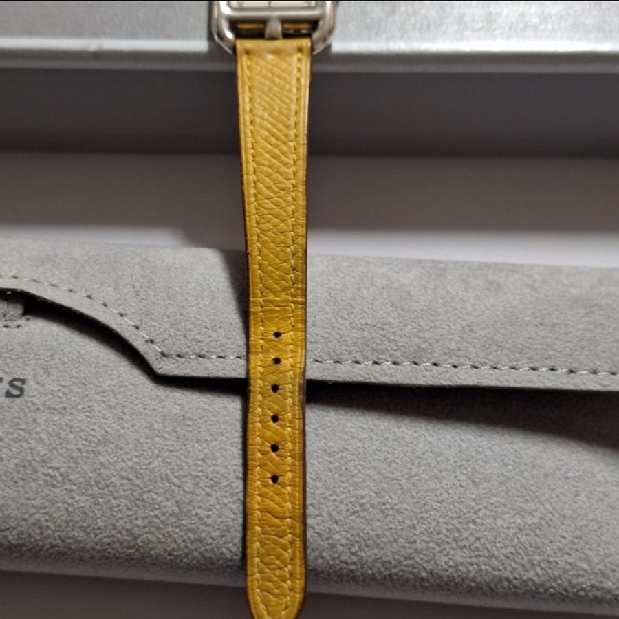 Hermes Cape Cod 22mm 皮革腕錶-9