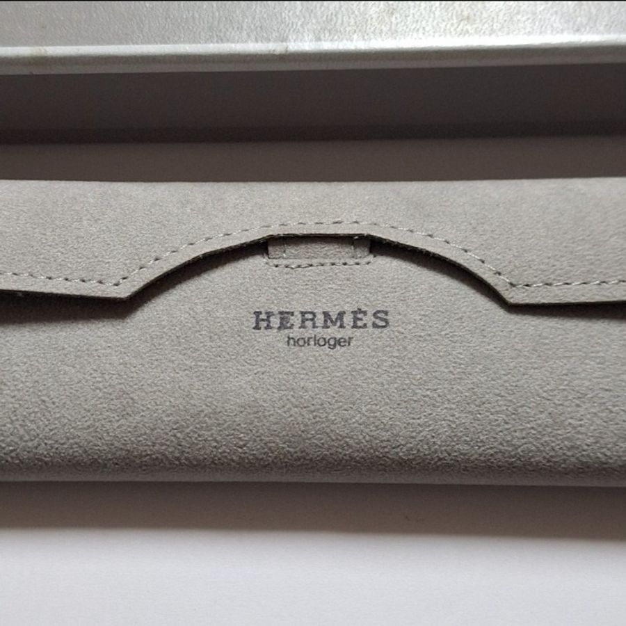 Hermes Cape Cod 22mm 皮革腕錶-10