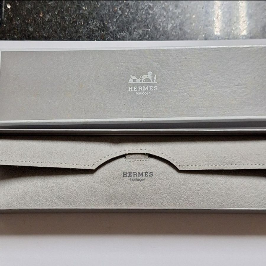 Hermes Cape Cod 22mm 皮革腕錶-13