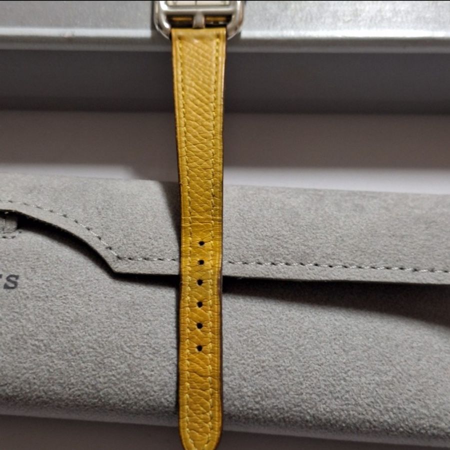 Hermes Cape Cod 22mm 皮革腕錶-15