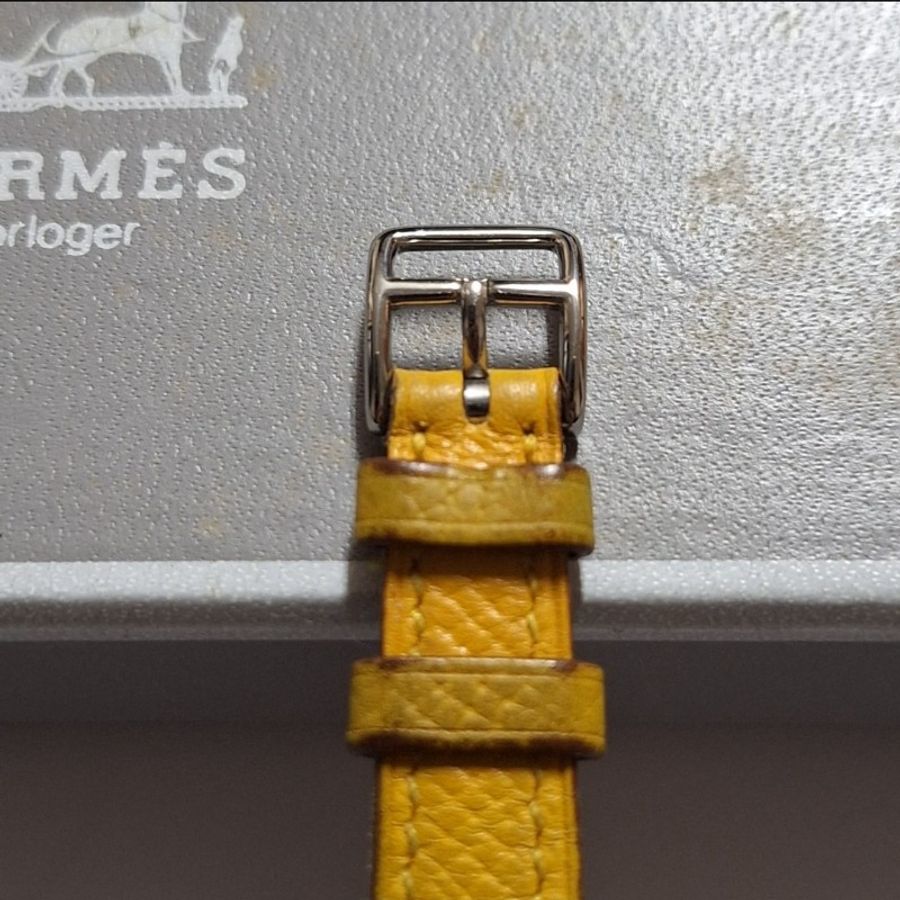 Hermes Cape Cod 22mm 皮革腕錶-16