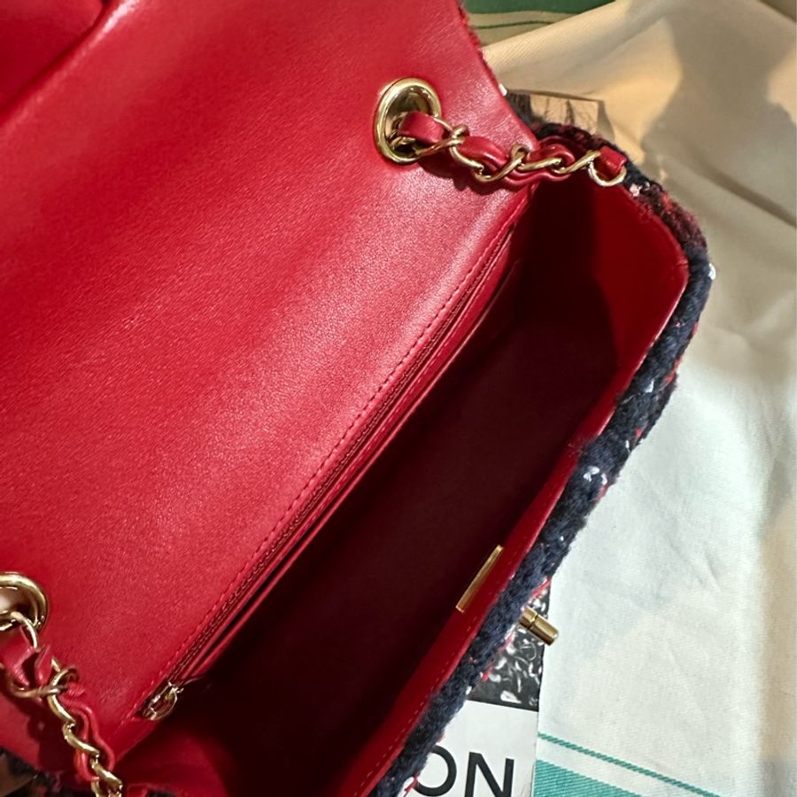 Chanel香奈兒 毛呢 CF mini-2