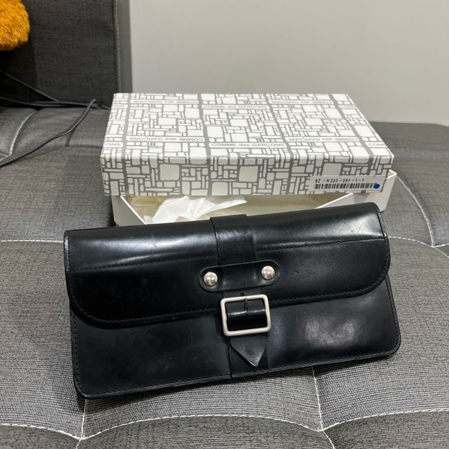 COMME des GARCONS 純牛皮長夾-0