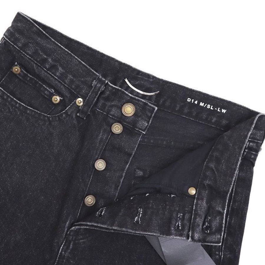◆ Yve Saint Laurent 刺繡刷破水洗牛仔褲（全新吊牌未拆）-10