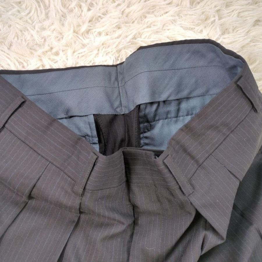 L~XL碼/BURBERRY LONDON /120'S超細羊毛/男神黑西裝-9