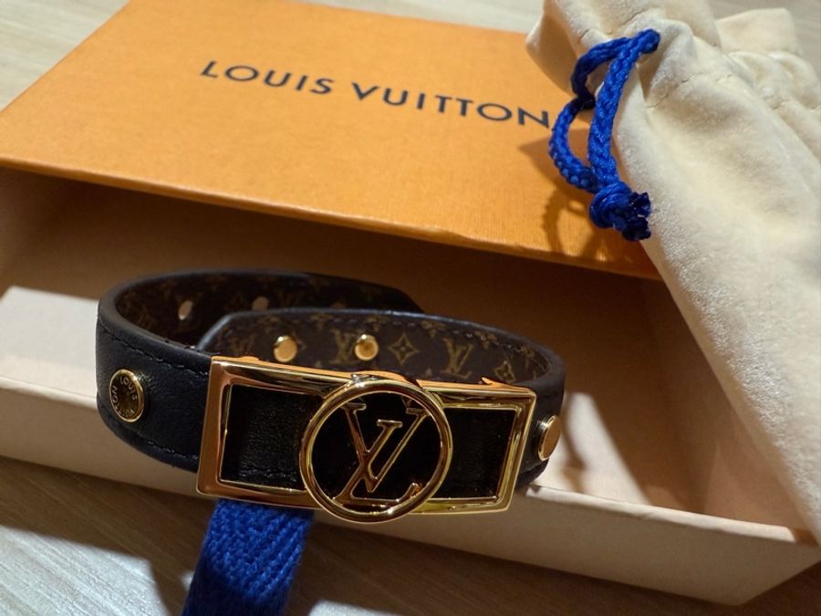 LOUIS VUITTON 雙面皮革手環-0