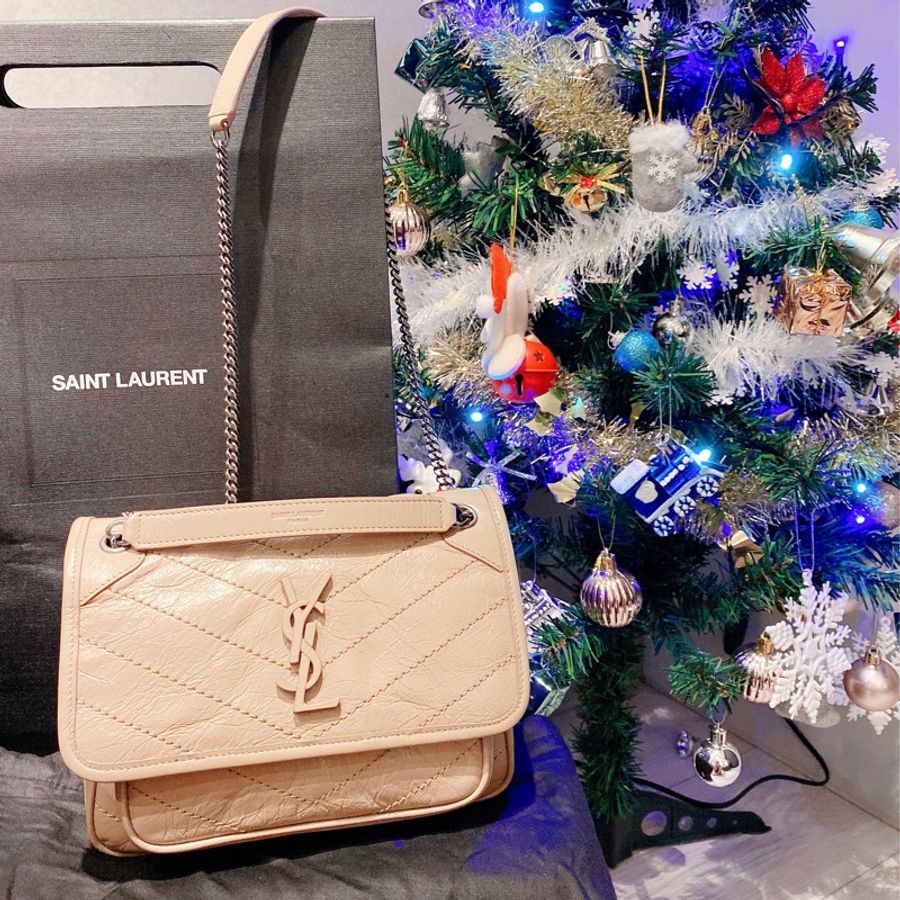 YSL niki baby 奶茶色-1